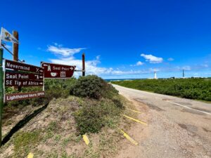 Seal Point Lighthouse road sign - St Francis Bay | Ocean Bay Recovery - Addiction Recovery