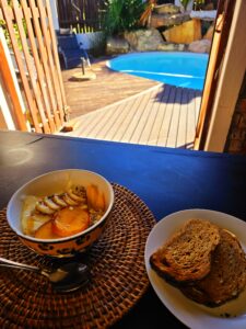 Hospitality 31 Breakfast close up to pool